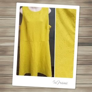 Spense Fluorescent Embossed Floral Dress